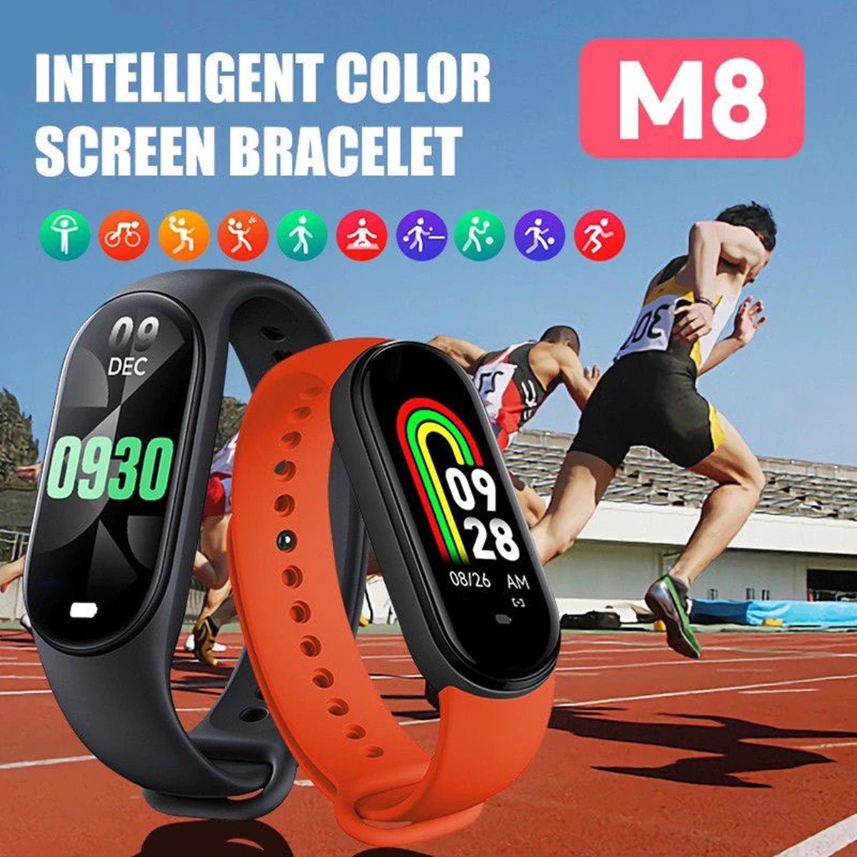 New M8 Band Sports Smartwatch